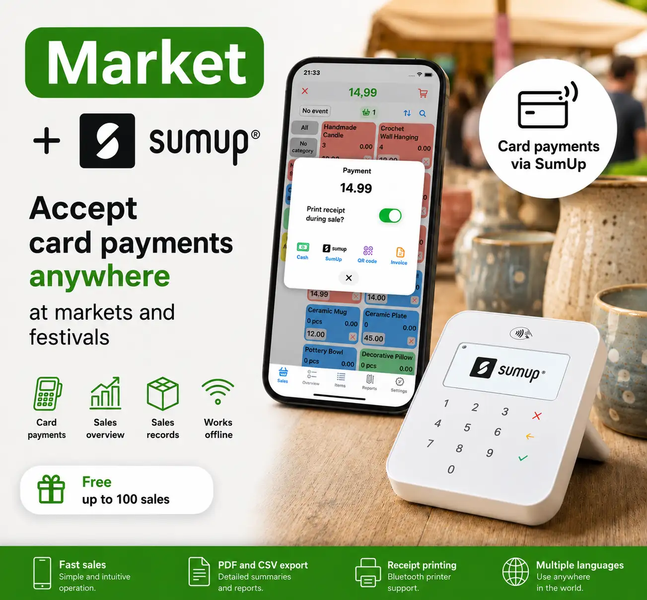 Market with SumUp