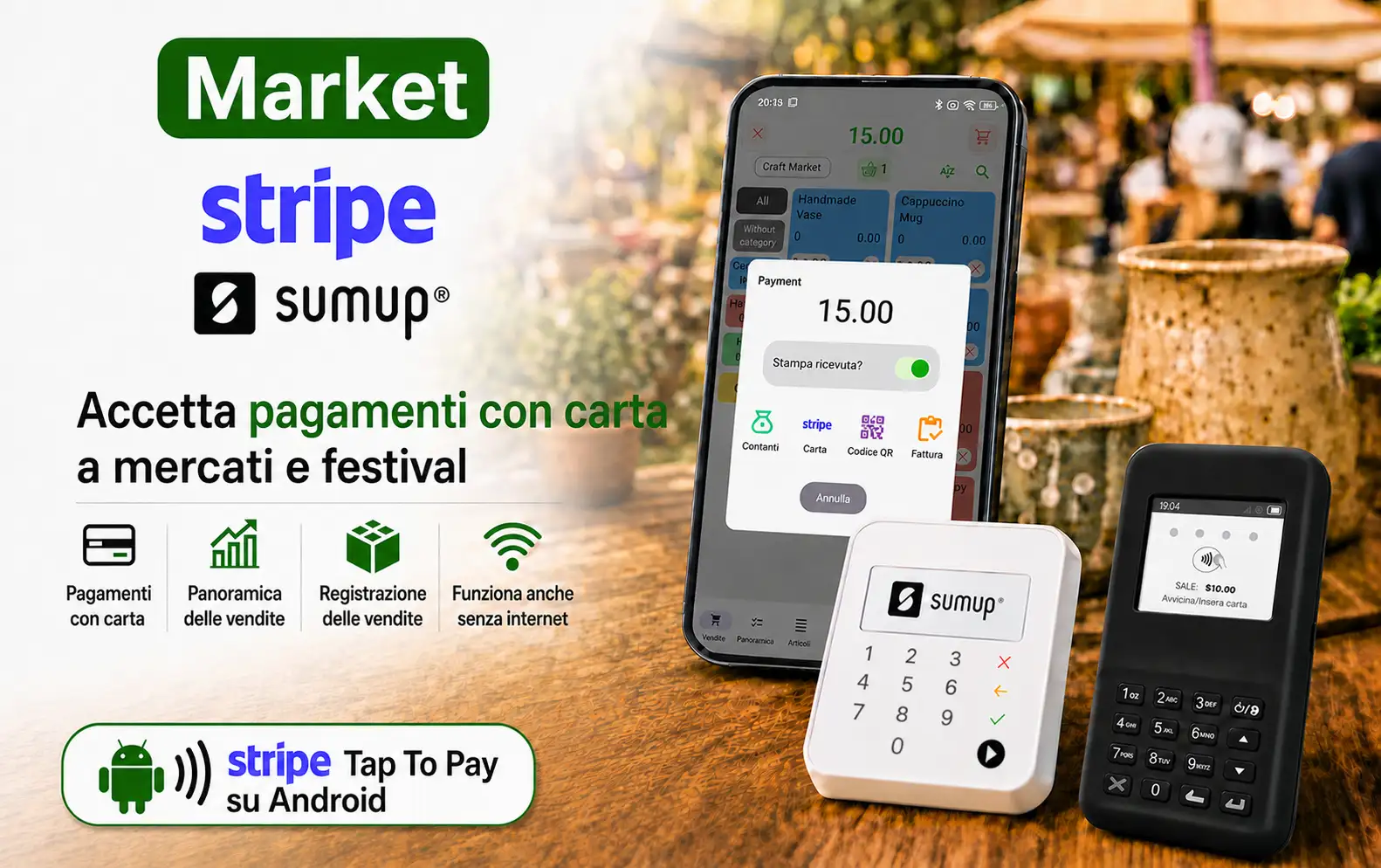 Market with SumUp